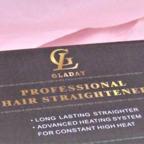 BX55BSM Gladay Professional HAIR STRAIGHTENER Hot Iron Curling Iron Hair Dresser - Picture 1 of 6